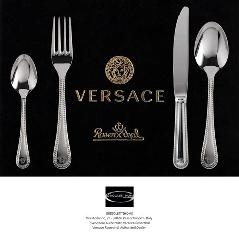 posate versace home|Set di posate .